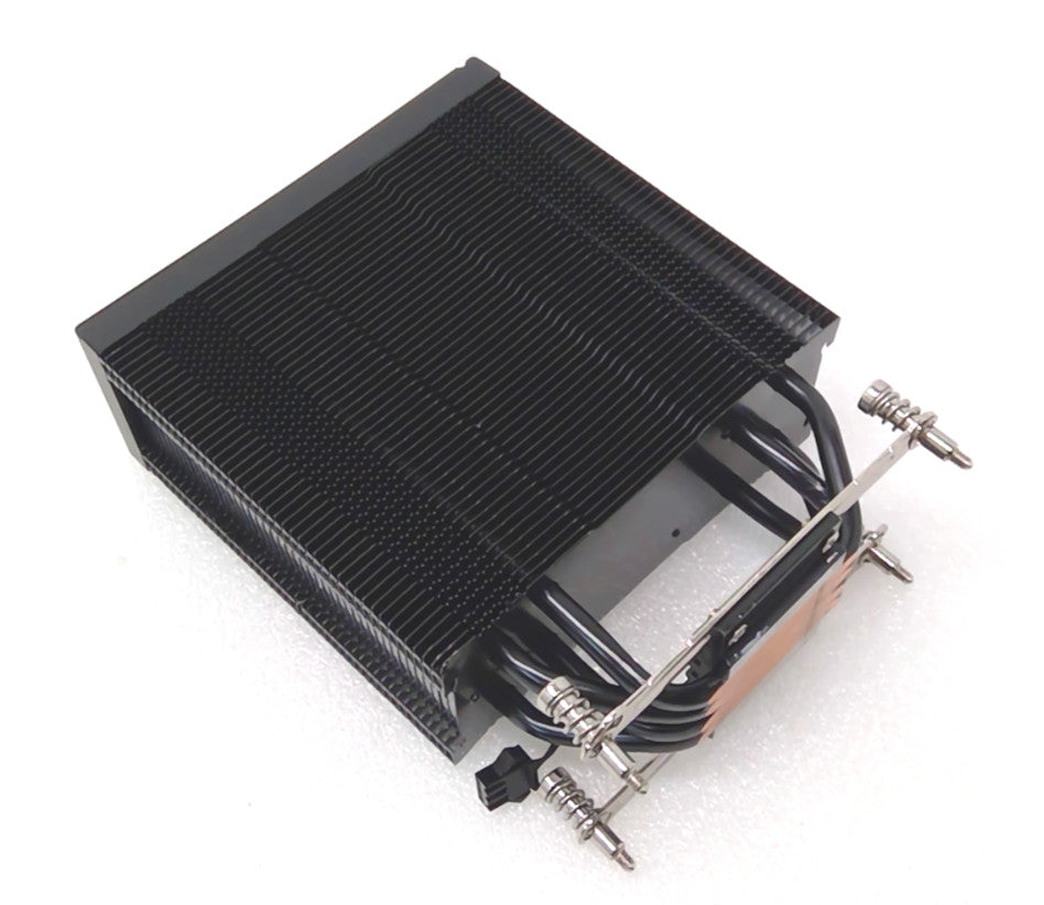 CYBERPOWER Black CPU Cooler 4 Heat Pipe Tower w/ AMD Adjustable Mounting Bracket