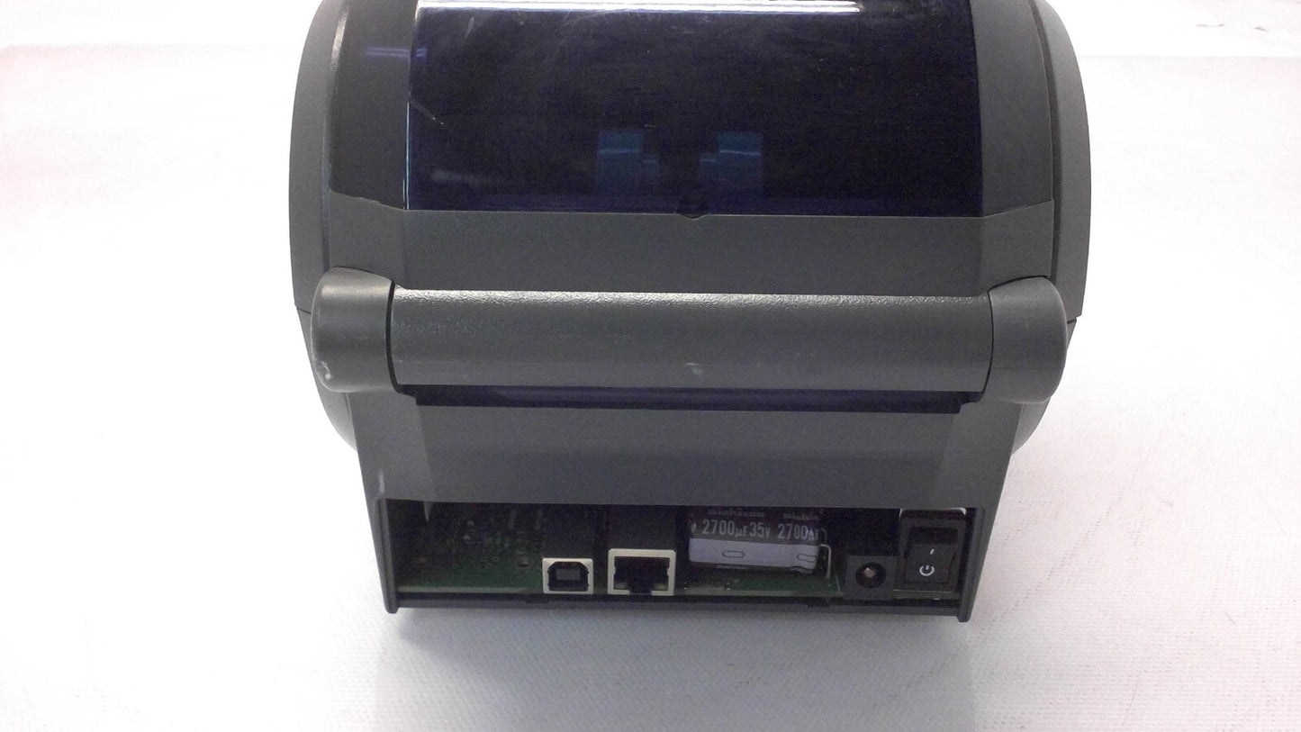 Zebra GK420d Thermal USB Label Printer GK42-202210-000 Missing Back Panel