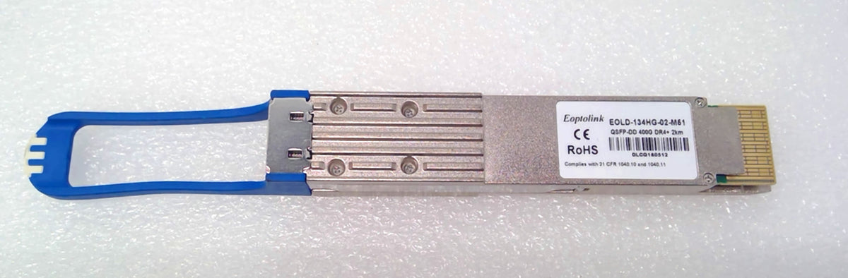 EOPTOLINK EOLD-134HG-02-M51 QSFP-DD MPO 400G DR4+ 2KM Transceiver Module.