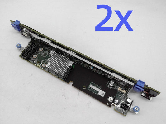 Lot of 2 Dell PowerEdge R640 10 Bay 2.5" NVME SSD Backplane Board MWY54 PGJ4P