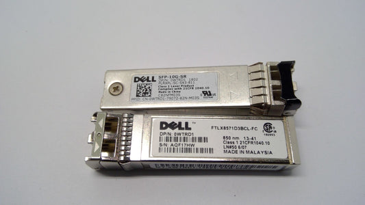 DELL FTLX8571D3BCL 10GB SFP+ Optic Transceiver SFP-10G-SR 850nm (ASSORTED)