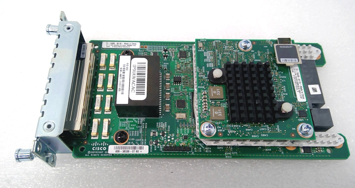 Cisco NIM-4MFT-T1/E1 V05 Network Module w/ 73-15448-04 PVDM DSP Card ISR 4000