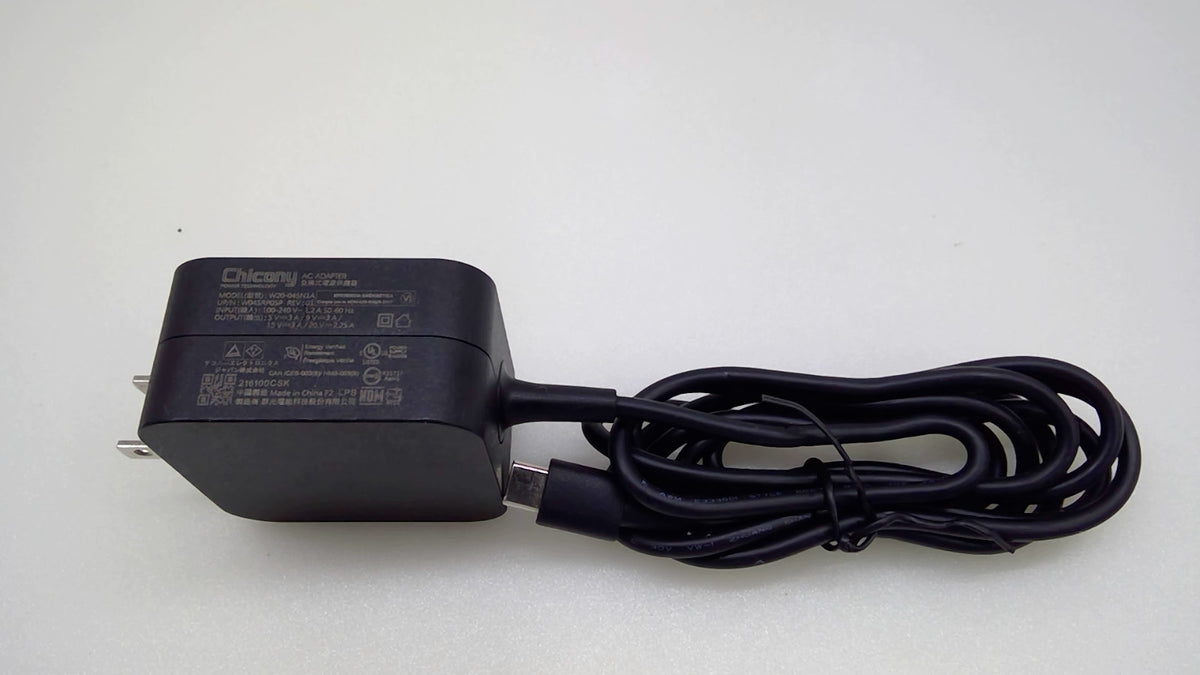 Genuine Chicony W20-045N1A 45W USB-C PD Charger for Steam Deck Laptop