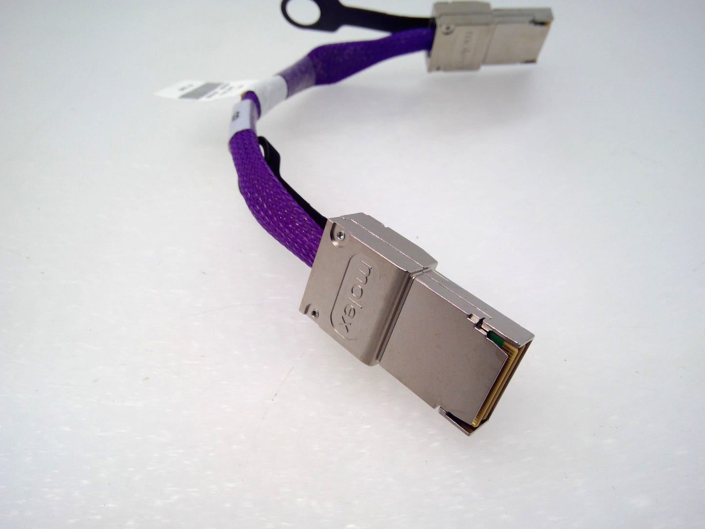 Molex 0.22m DAC High Speed PEIe CDFP x16 Connector Cable 32AWG 1049517-03 Purple