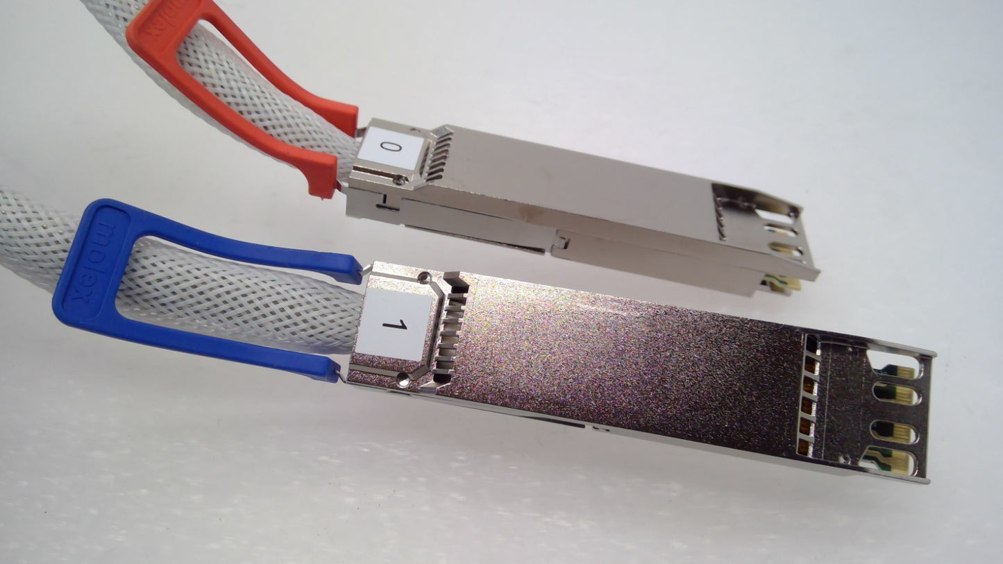 Molex 2111661412 800G OSFP-112 DAC Cable 0.9m 30AWG 1197004-01