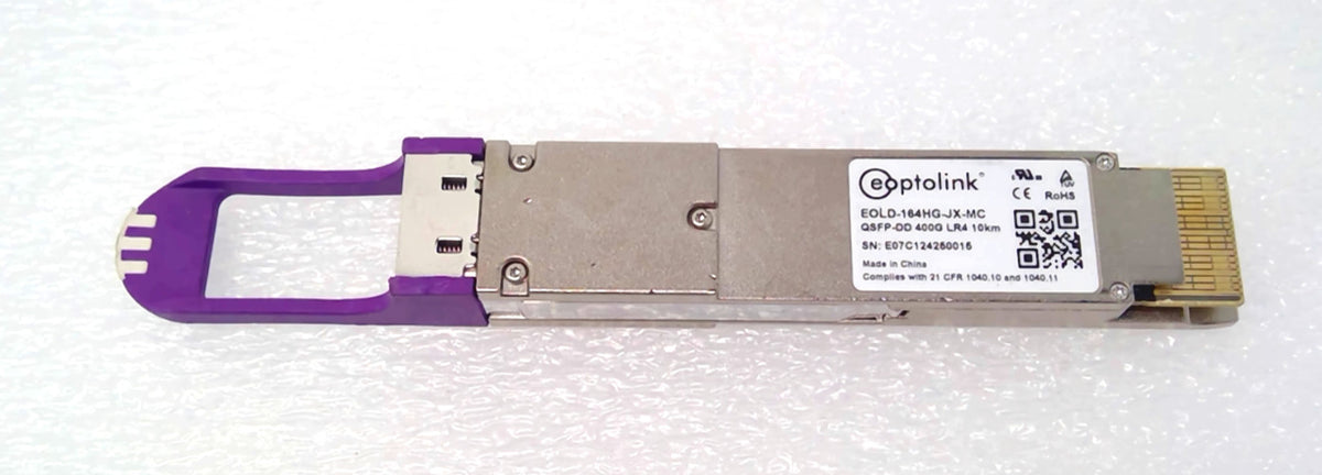EOPTOLINK EOLD-164HG-JX-MC QSFP-DD 400G LR4 10km SMF Transceiver Module
