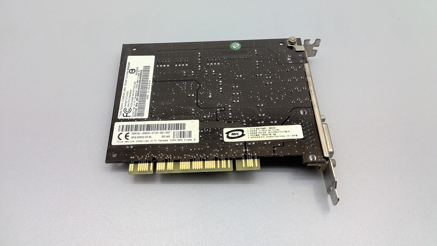 Creative Labs SB0200 Sound Blaster LiveSOUD PCI 5.1 Surround Sound Audio Card