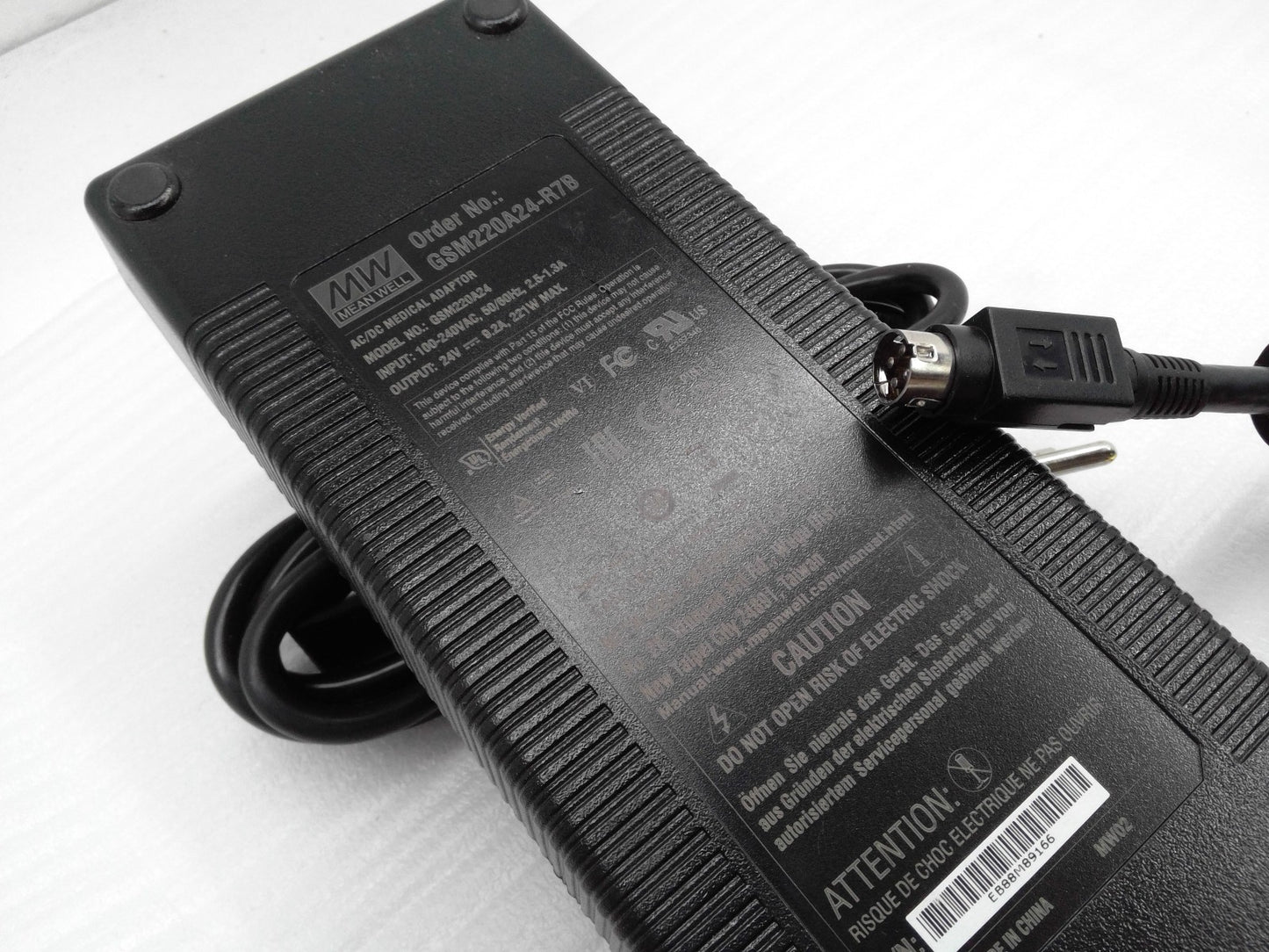 Genuine Mean Well GSM220A24-R7B Power Supply 120/240VAC 4-Pin 221W  9.2A