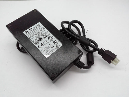 ETA-USA AC Power Supply Adapter & Cord 12V 25A 300W DTMF300-12SX-F-W6 10 PIN