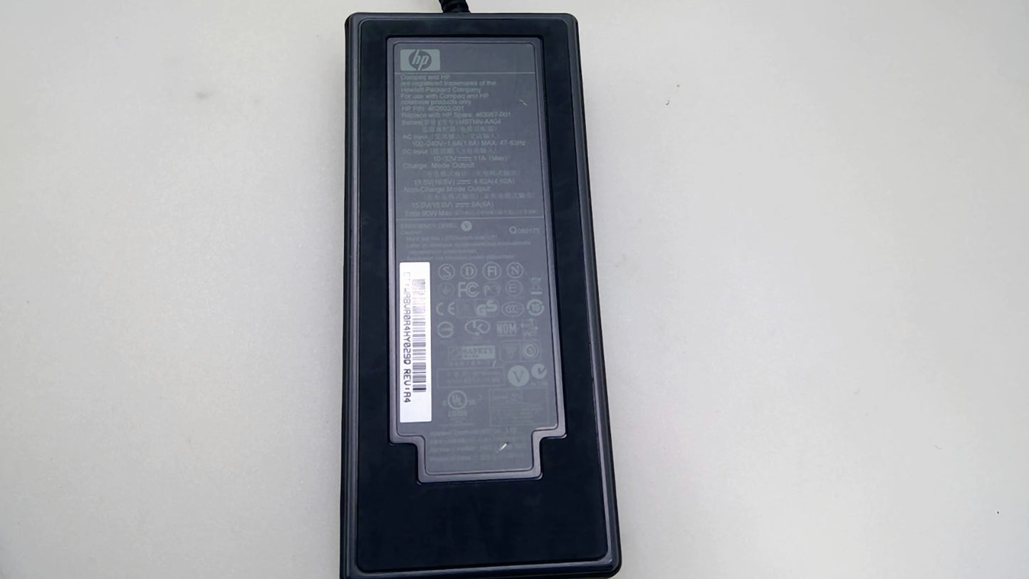 Genuine HP Air Smart 90W Laptop AC Adapter HSTNN-AA04 462602-001 463957-001
