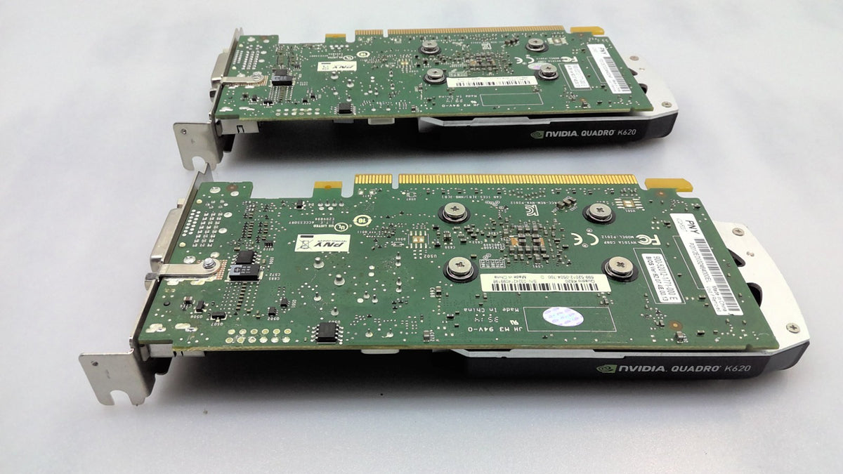 Lot of 2 PNY NVIDIA Quadro K620 699-52012-0504-700 PCI-E DVI DP Graphics Card