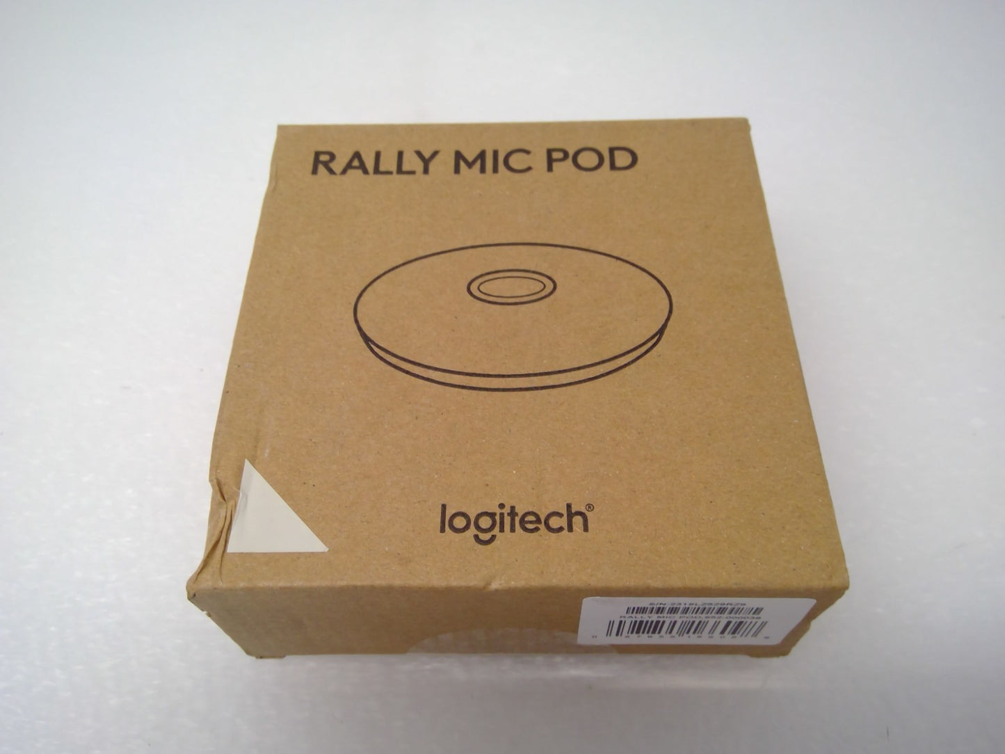 Logitech V-U0049 white Rally Mic Pod Boundary Microphone (P/N: 952-000038)