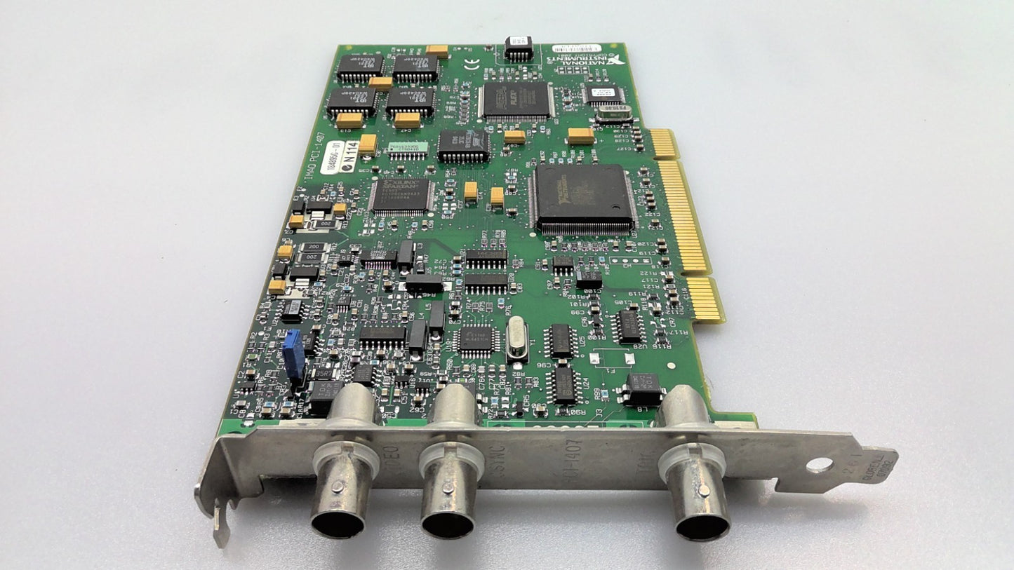 National Instruments IMAQ PCI-1407 184895G-01 N114 Video Frame Grabber