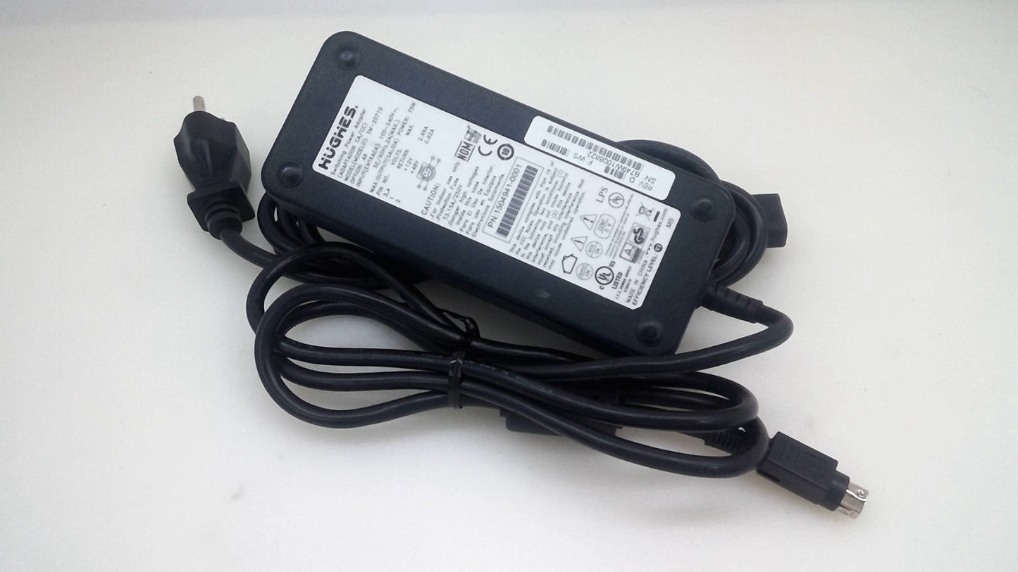Hughes Switching Power Adapter Model YM-2071D 4-PIN 12V /2.99A  48V/0.82A