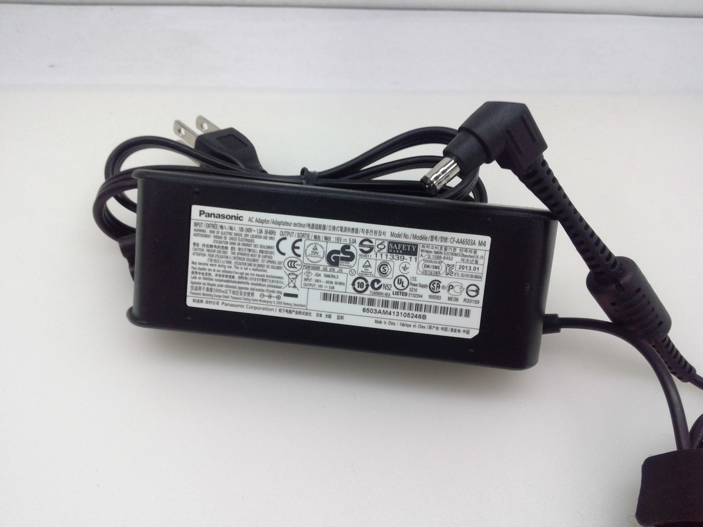 OEM Panasonic Toughbook 80W CF-AA6503A M4 5.5*2.5mm 16V 5A Power Supply Adapter