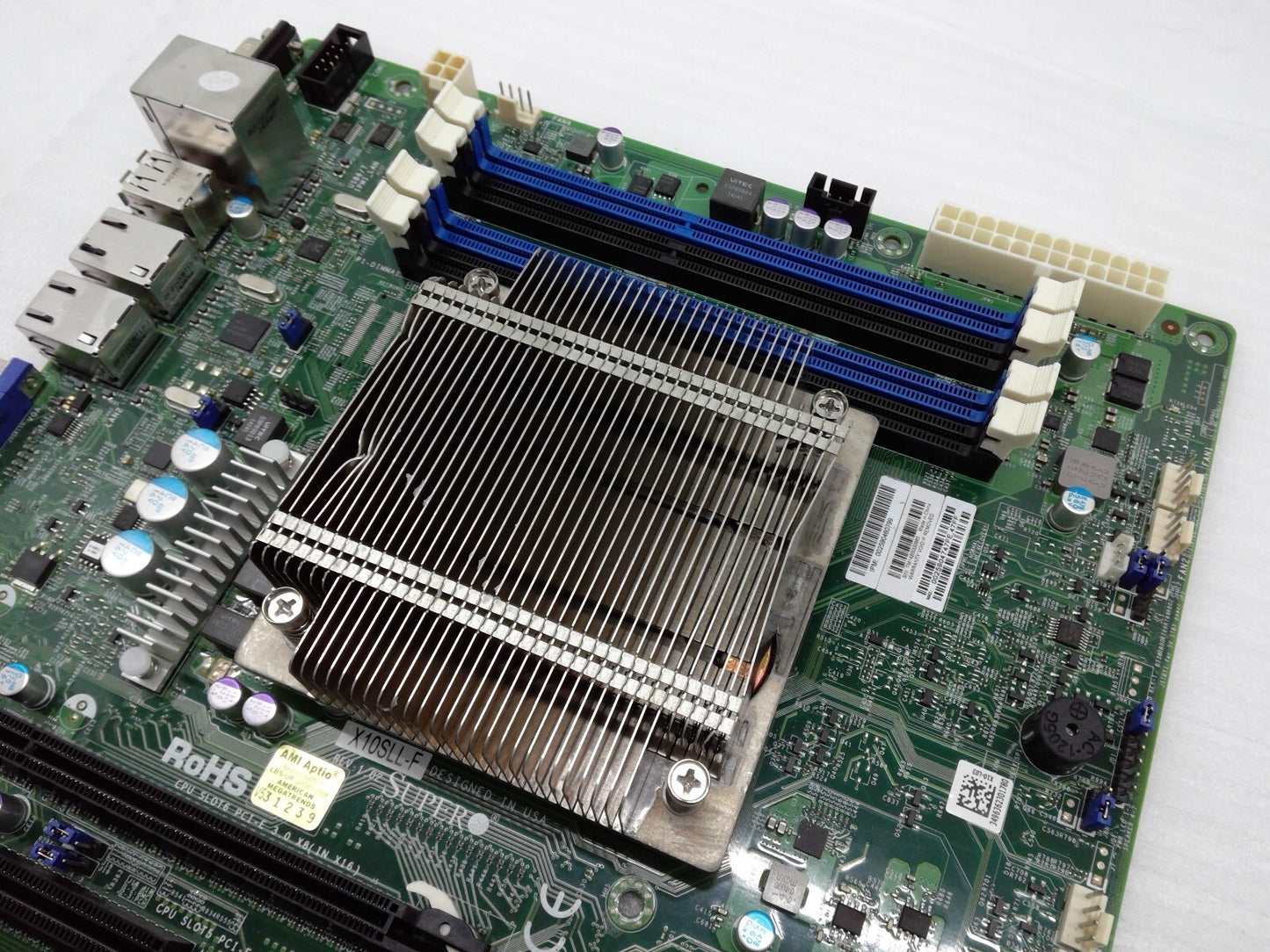 Supermicro X10SLL-F Server motherboard LGA 1150 DDR3 Micro ATX + Heatsink