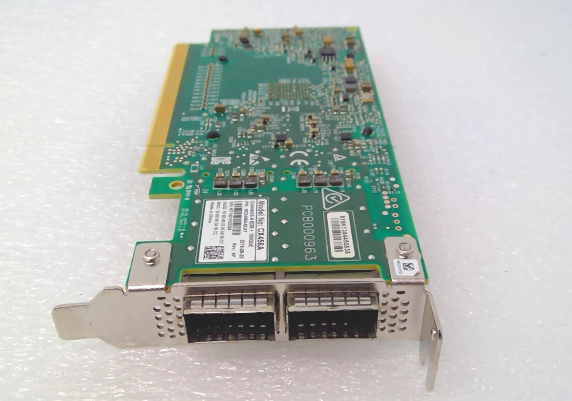 Mellanox ConnectX-4 EDR+ 100GbE CX456A 2Port QSFP28 PCIe NIC MCX456A-ECAT