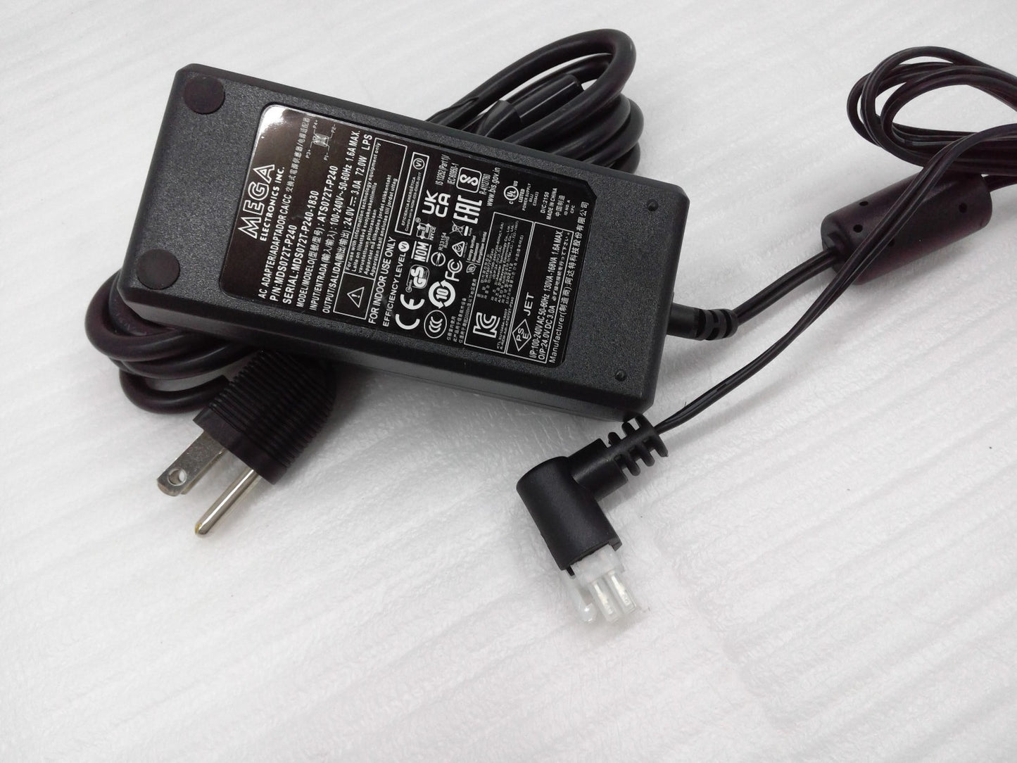 OEM MEGA 4-Pin AC  Adapter  24V 3A 72W ATS072T-P240  MDS072T-P240 Power Supply