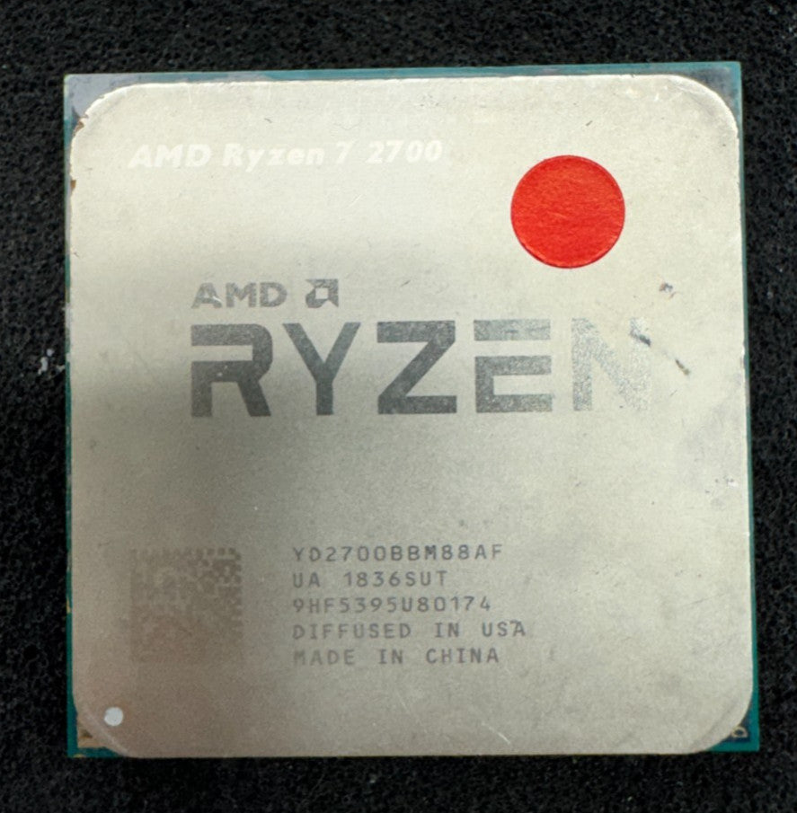 For Parts AMD Ryzen 7 2700 Desktop Processor 3.2GHz, 8-Core,16-Thread Socket AM4