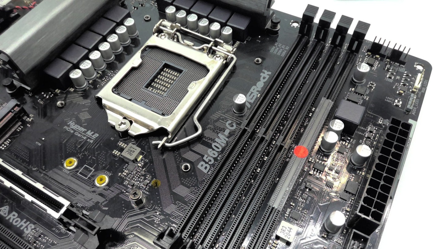 ASRock B560M-C Motherboard DDR4 LGA1200 Micro ATX No WiFi Card*Read*