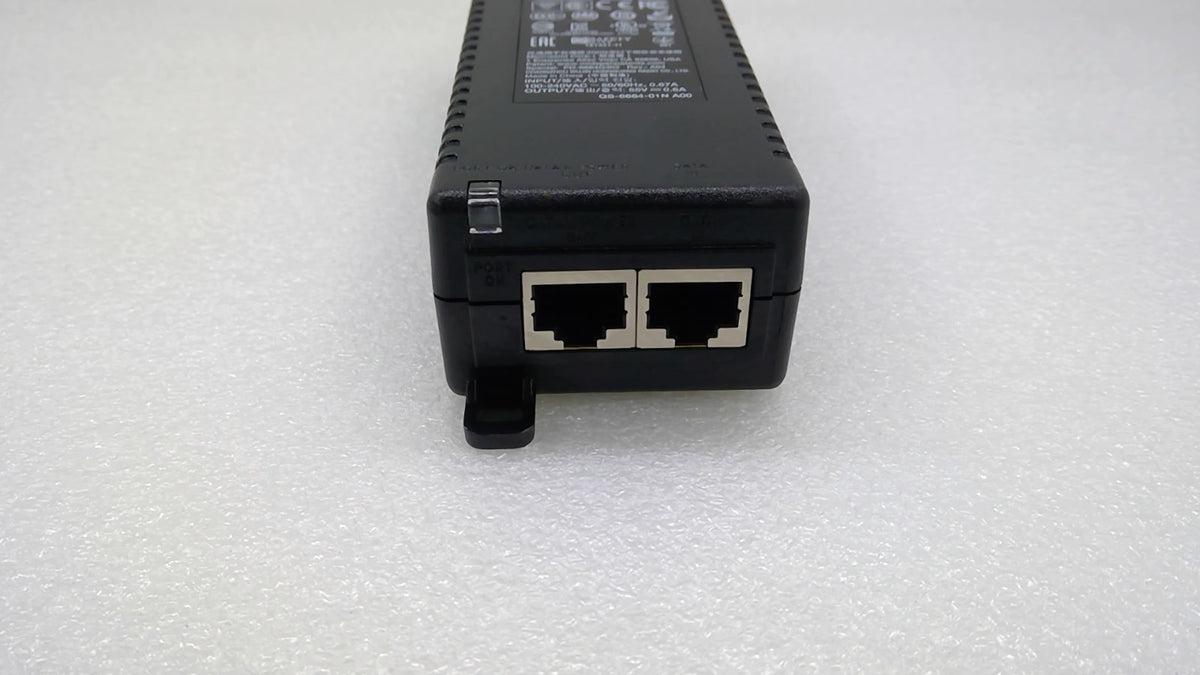 Microsemi PD-9001GR/AT/AC 30W Gigabit PoE+ Injector 55V 0.6A w/ Power Cord