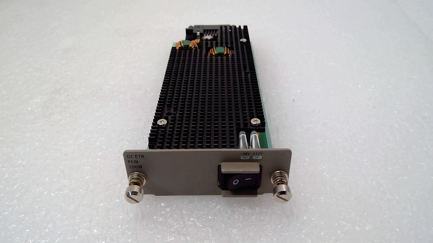 Nokia Alcatel 3HE05581ABAB01 PS-7210 SAS-Mxp ETR 200W -48V DC PEM Power Supply