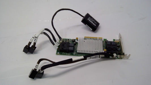 ASR-81605ZQ 12G SAS 16-Port 1GB Cache PCIe x8 RAID Controller W/Cables/Battery