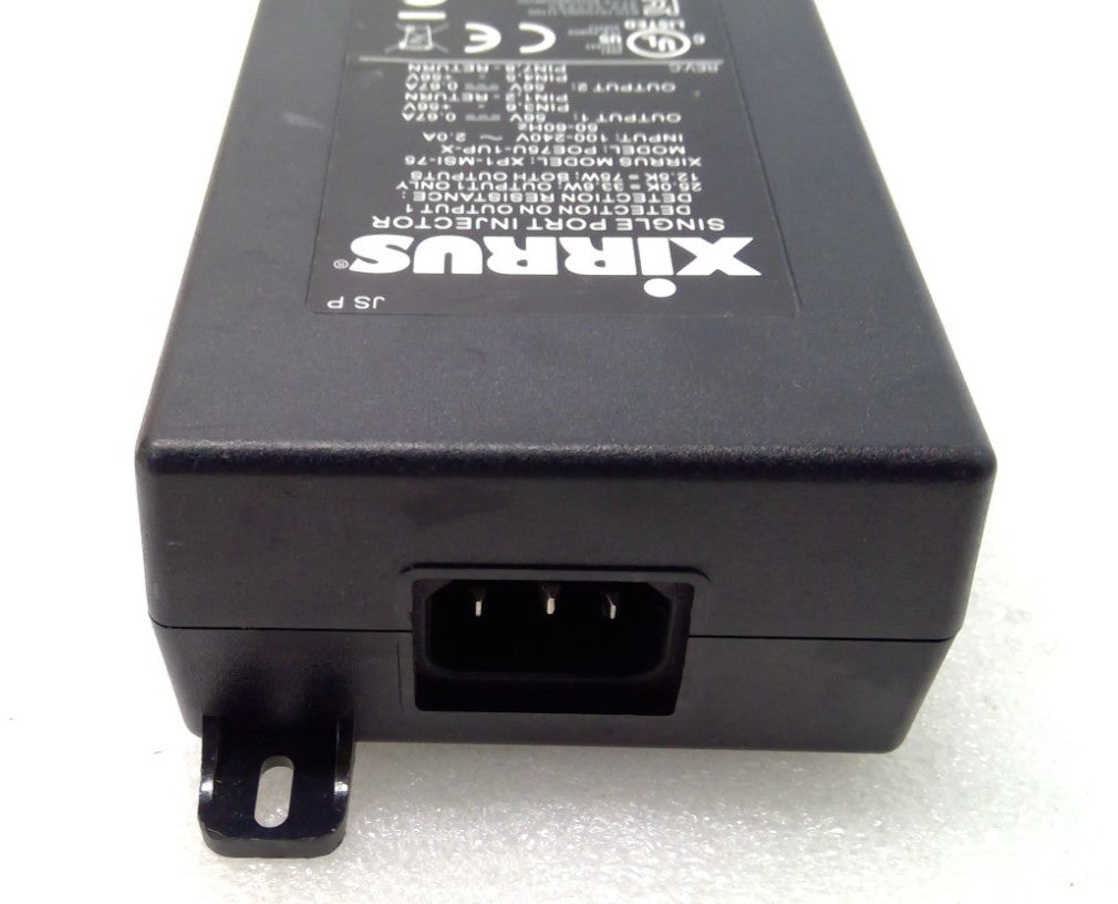 Xirrus XP1-MSI-75 POE75U-1UP-X Single Port Injector 2 Output PoE w/ cable
