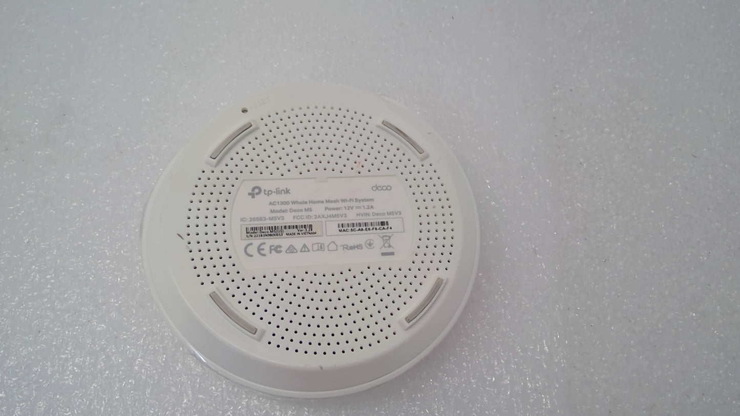 TP-Link Deco Whole Home Mesh WiFi System Up to 3,800 sq. ft. Deco M5 1300Mbps