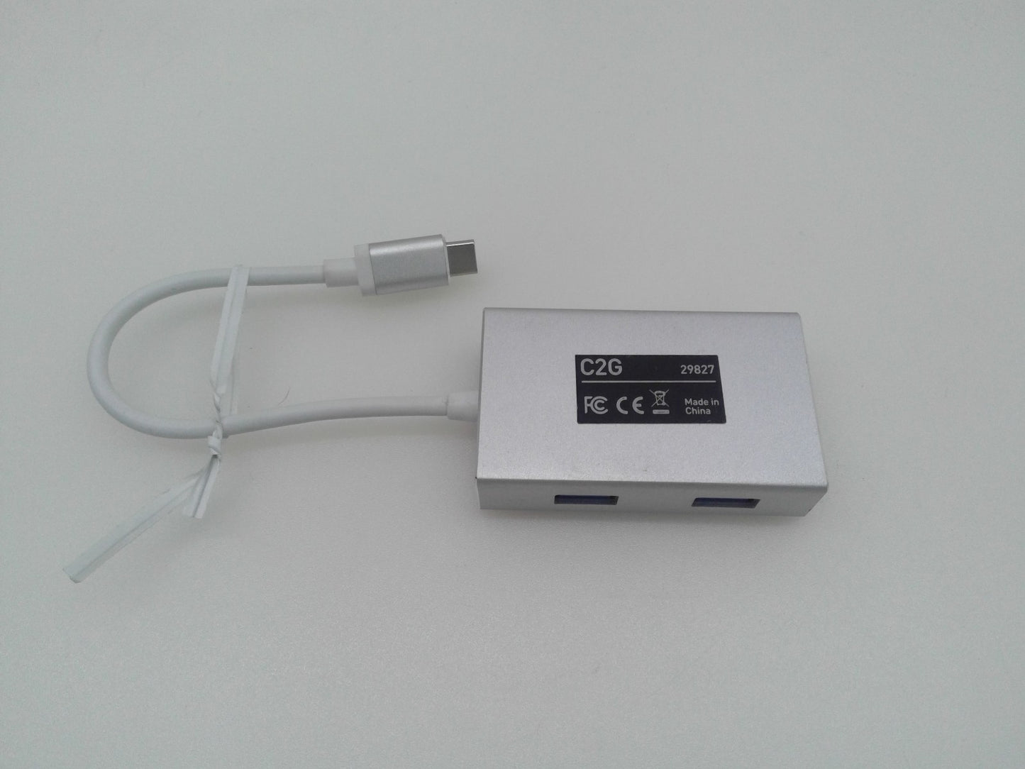 C2G 29827 USB 3.0 USB-C to 4-Port USB-A Hub White