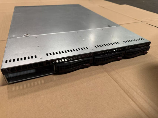 SpuerMicro CSE-815 1U Server 4 BAY 3.5" 2x500W With one heatsink Barbone