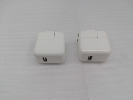 Lot Of 2  Apple 10W USB Power Adapter Wall Charger A1357 Universal iPod iPhone