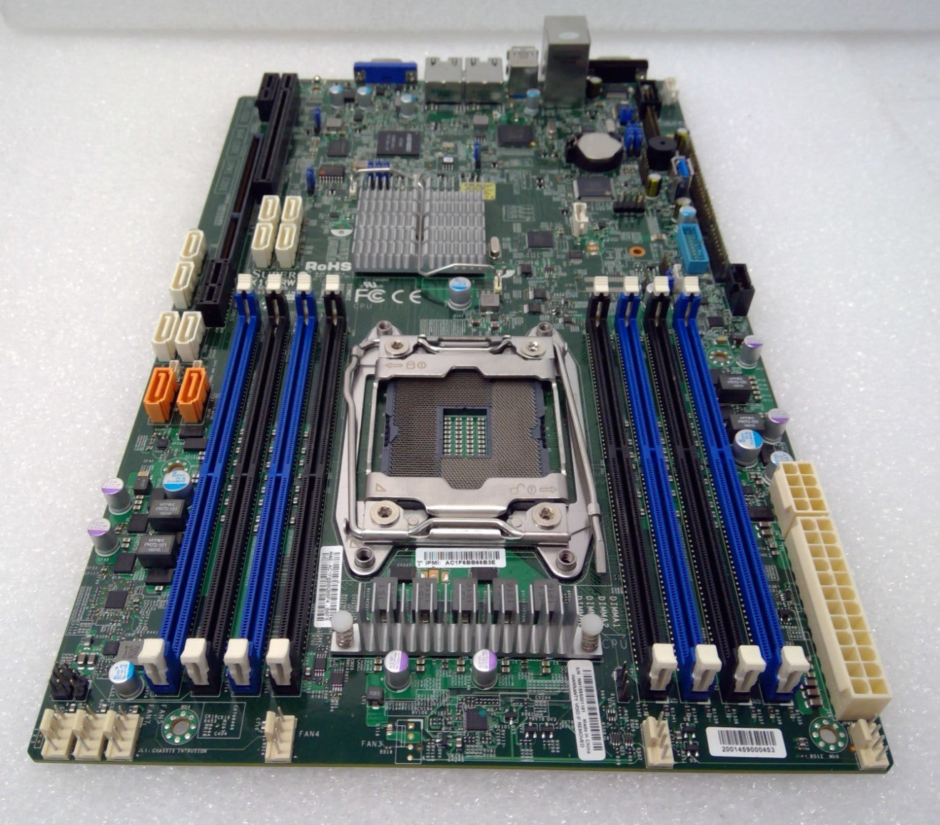Supermicro X10SRW-F Server LGA2011 DDR4 Intel MotherBoard With Heatsink