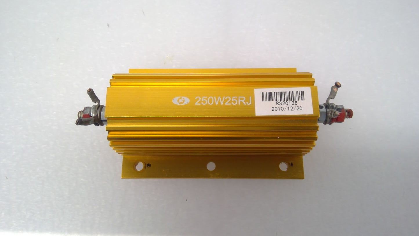 Lot of 2 PH 250W 25RJ Power Aluminum Housed Wirewound Resistor 25 Ohm 250W25RJ