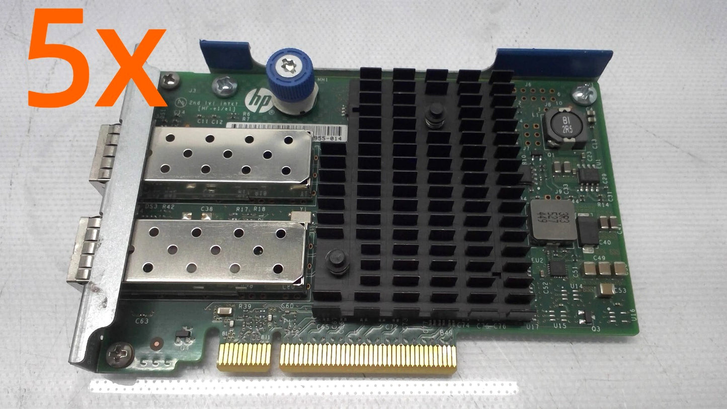 Lot of 5 669281-001 665241-001 HP ETHERNET 10GB 2-PORT 560FLR