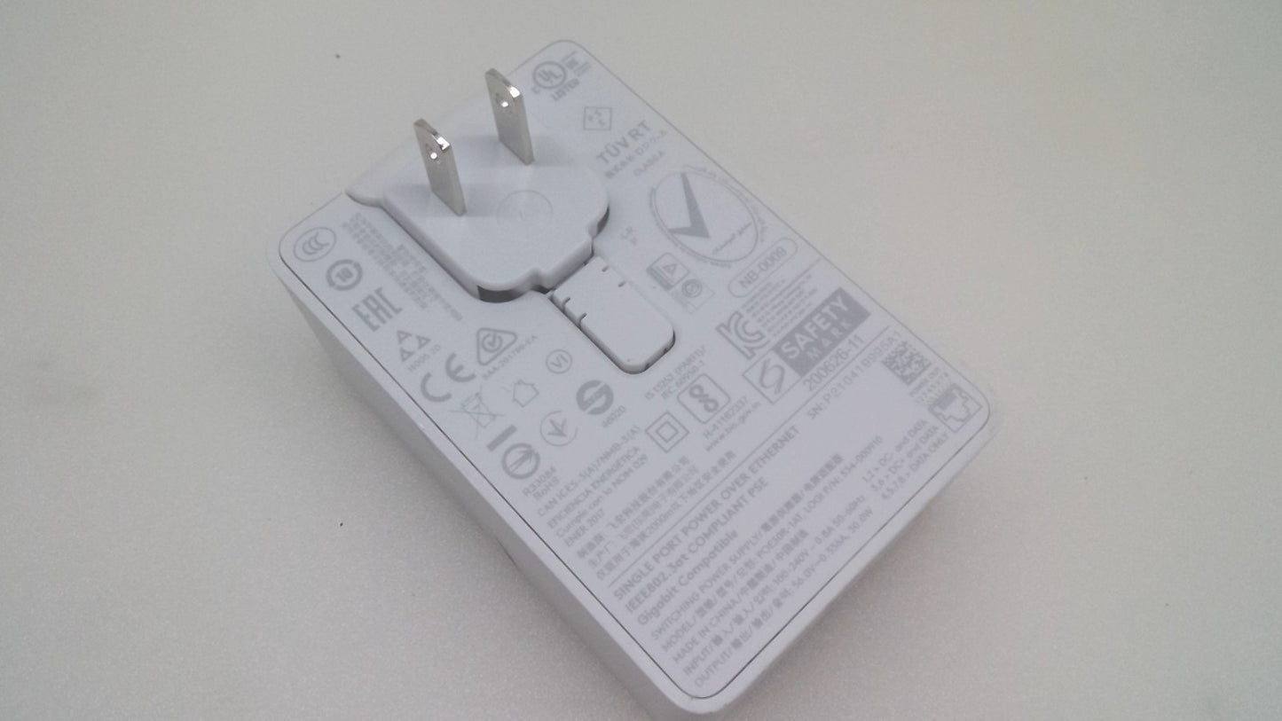 Genuine Logitech 534-000910 Single Port power over ethernet US Plug POE30R-1AT