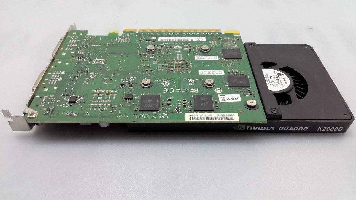 NVidia Quadro K2000D  Video Card 2GB GDDR5 PCIe - PNY  VCQK2000D-T