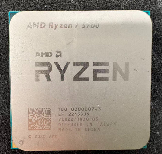 AMD Ryzen 7 5700 Desktop Processor 3.7GHz, 8-Core, 16-Thread Socket AM4 Tested