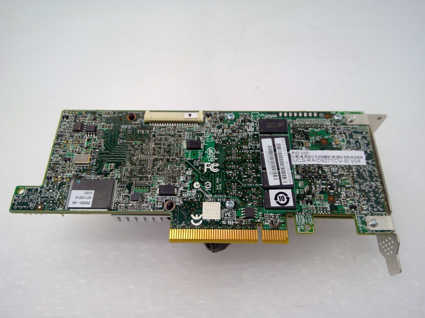 LSI UCS-RAID9271CV-8I MR SAS 9271-8i 74-11165-04 w/CISCO 74-10152-01 /Battery