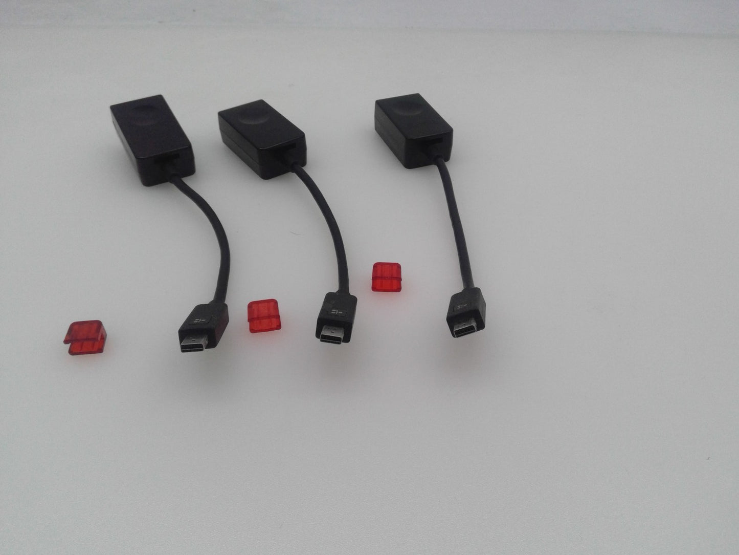 Lot of 3 Genuine Lenovo 04X6435 ThinkPad Ethernet RJ45 Extension Adapter