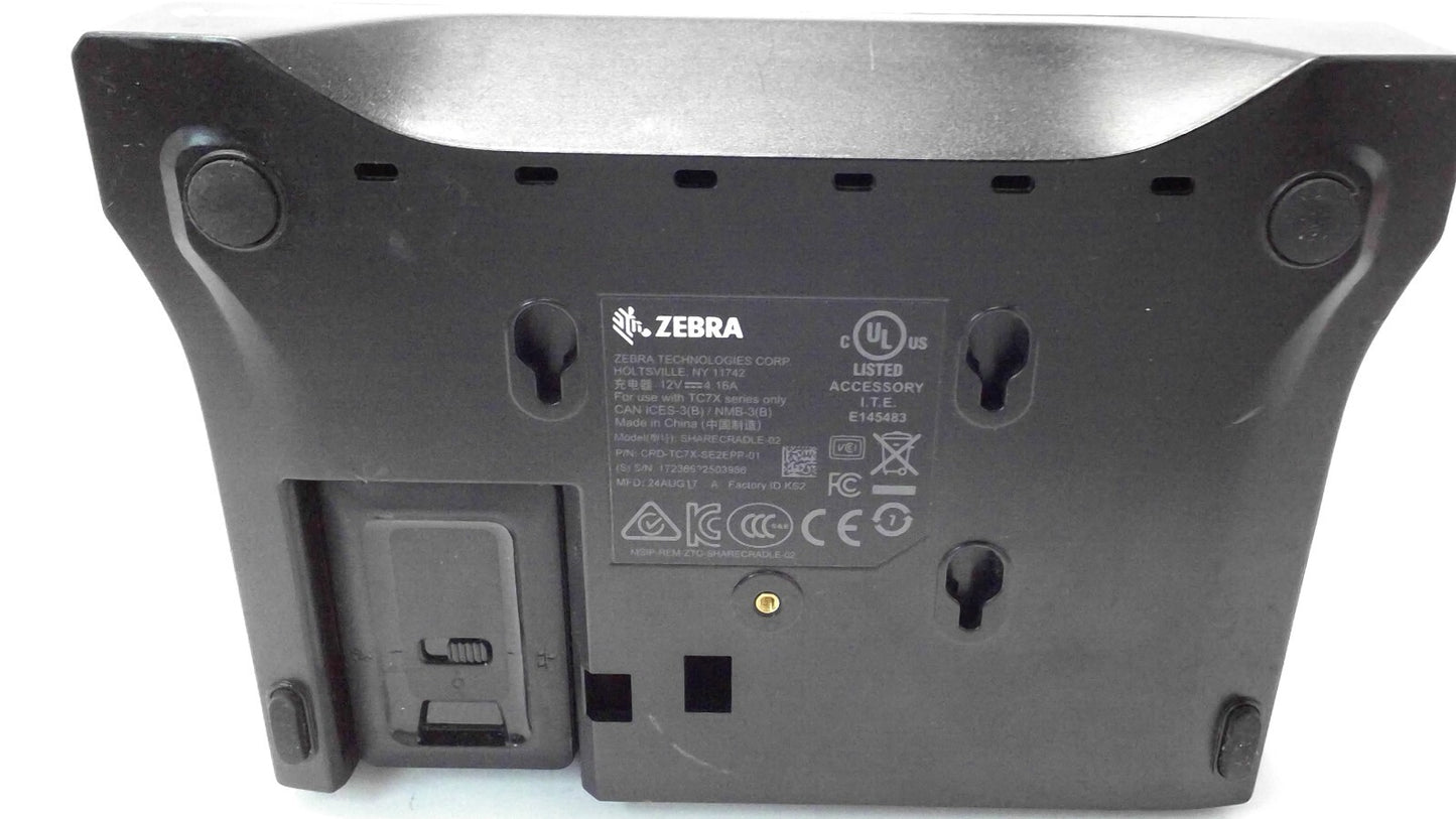 Zebra CRD-TC7X-SE2EPP-01 2-Slot SHARECRADLE-02 LAN USB Charging Cradle