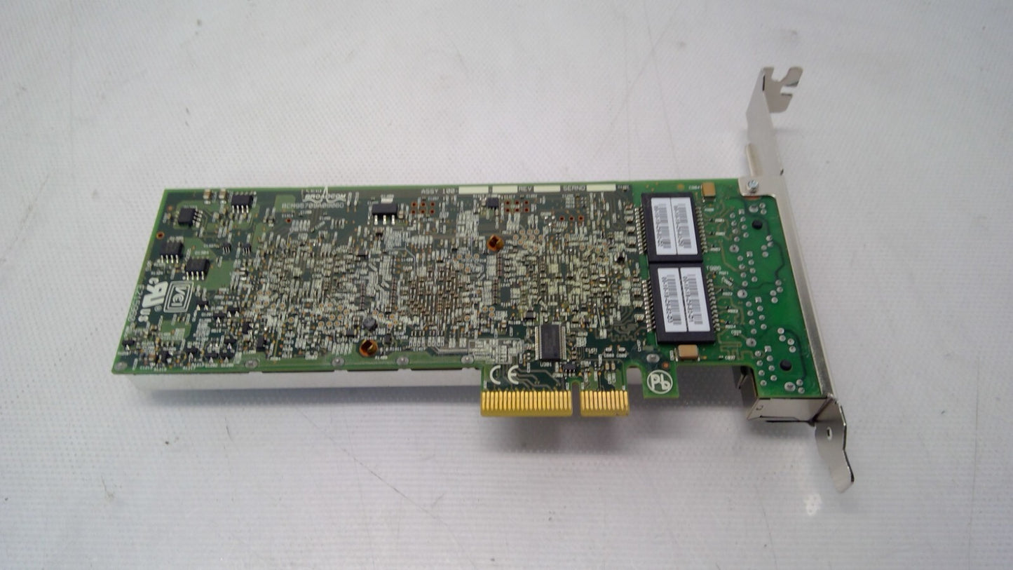 Cisco Broadcom PCI-E 4 Port GBit Network Card Full Height N12075 BCM95709A0906G