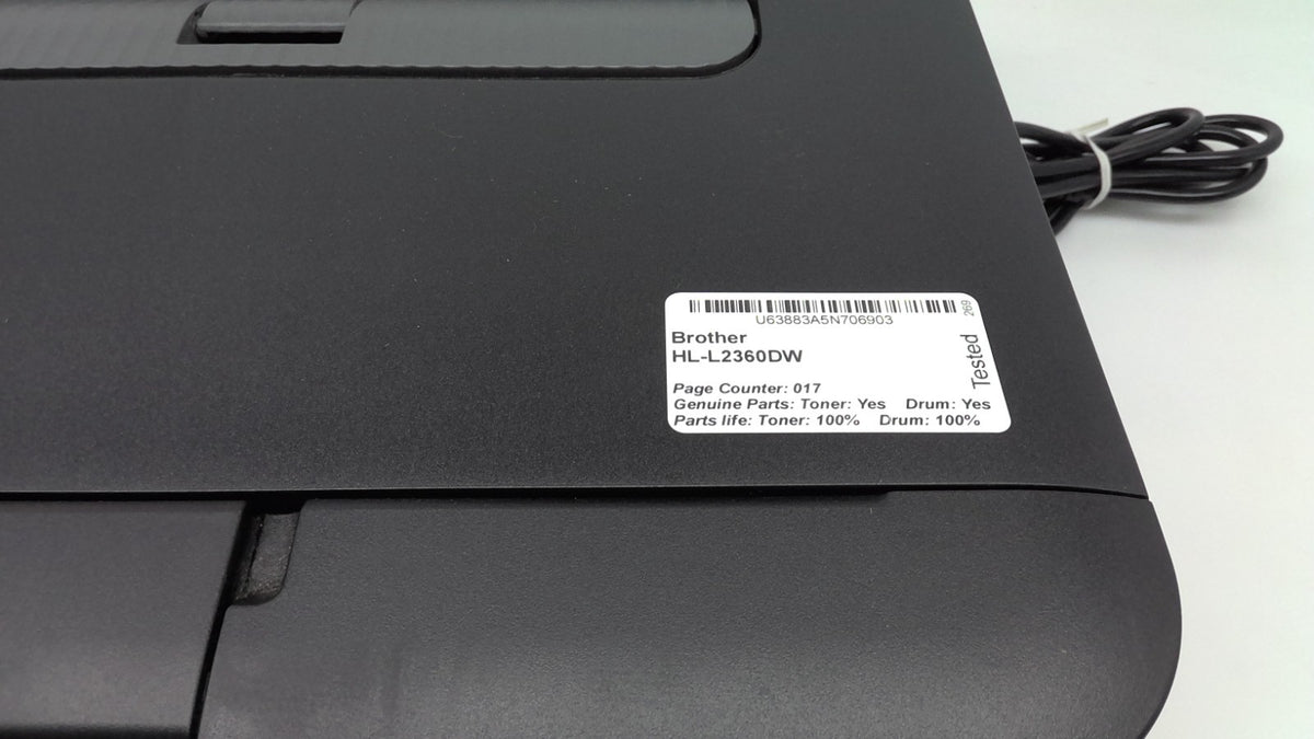 Brother Monochrome Laser Printer HL-L2360DW Black Standard 250 sheet capacity