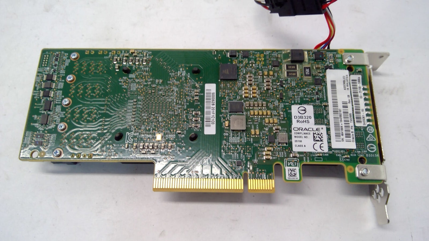 Oracle 7332895 LSI MegaRAID 9361-16i 16-PORT 12GB SAS PCIE RAID CONTROLLER Low/B