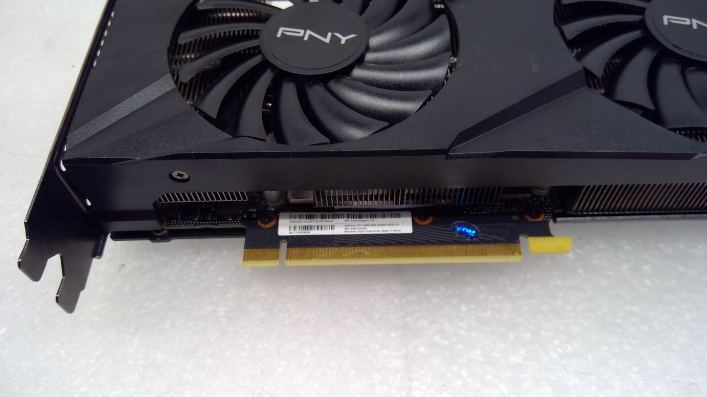 PNY Nvidia GeForce RTX 3060  8GB GDDR6 PCle 4.0 Graphics Card GPU Video Card
