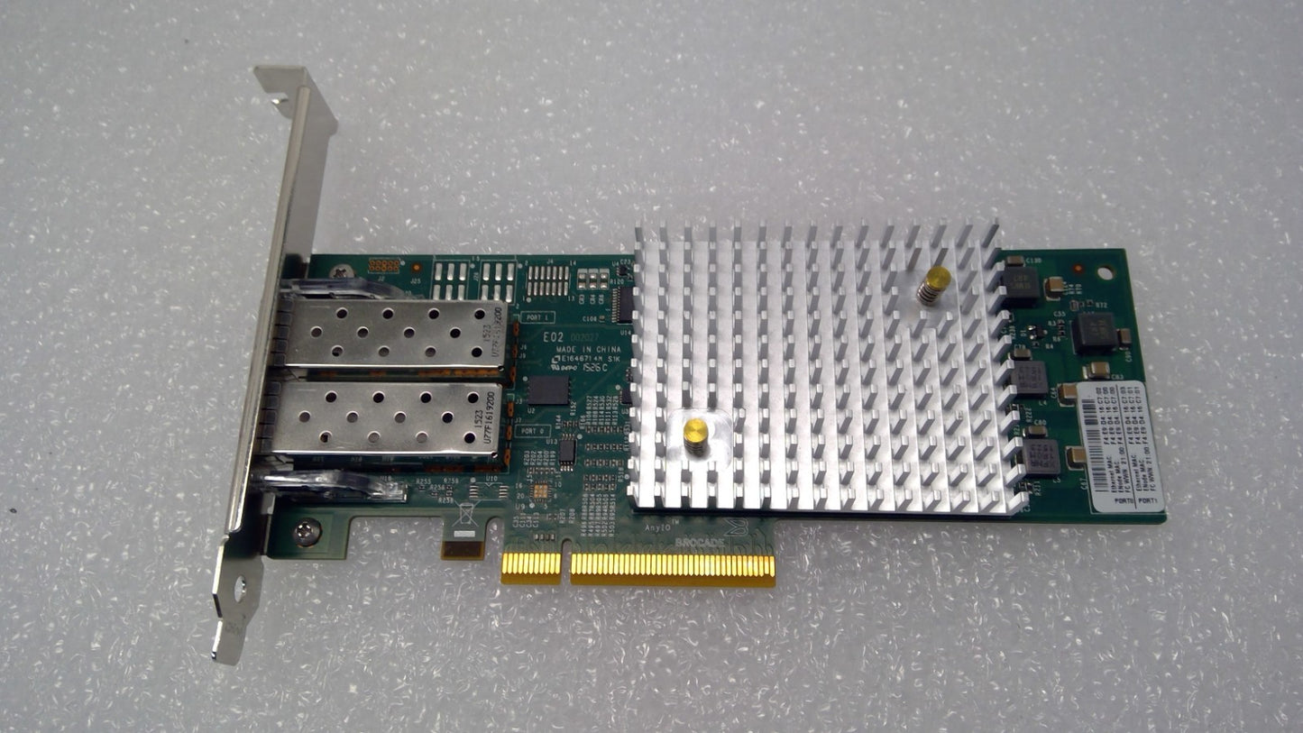 Brocade BR0110401-02 BR-1860-2C00 Dual Port 16GB HBA  8G SFP HIGH BRACKET