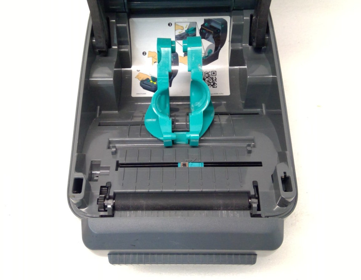 Zebra GX430T Thermal Barcode Label Printer 300 dpi Adjustable black line sensor