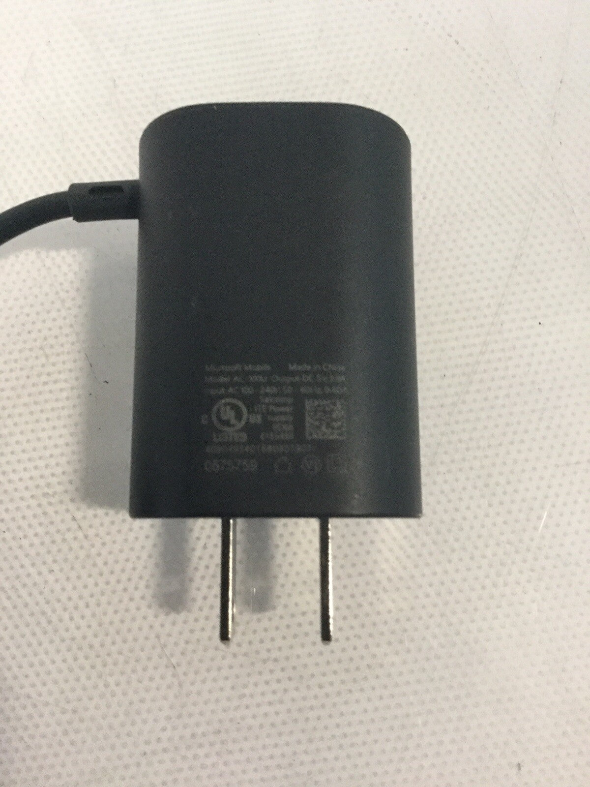 X5 Genuine Microsoft AC-100U USB-C Charger 5V 3.0A Surface Duo Wall Power Supply