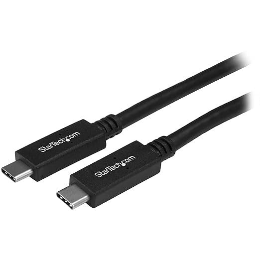 StarTech USB315CC2M 6.6ft (2m) USB-C Cable, USB 5Gbps, 60W (3A) Power Delivery
