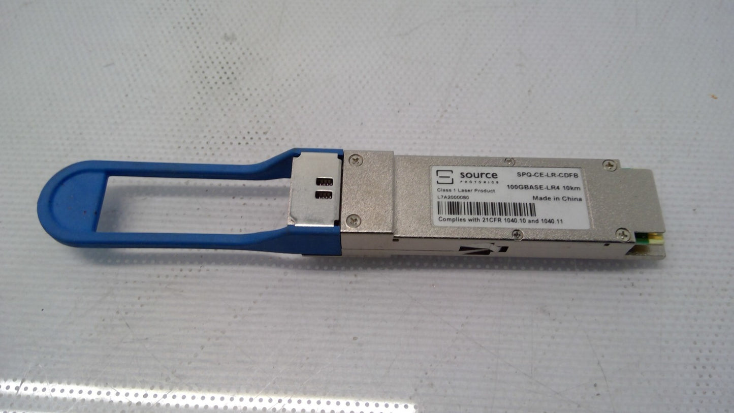 Source Photonics SPQ-CE-LR-CDFB 100GBASE-LR4 10km Transceiver Module